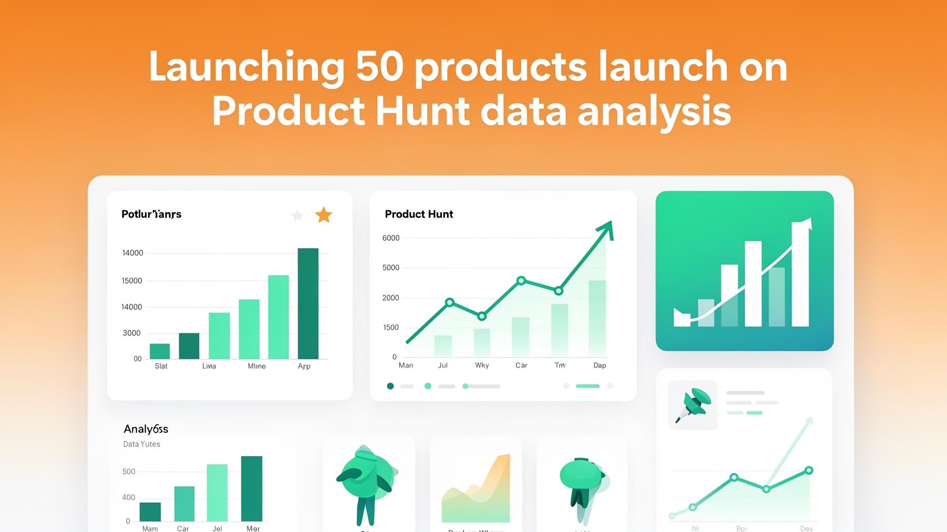 We Analyzed 50 Product Hunt Launches — Here's What Actually Works