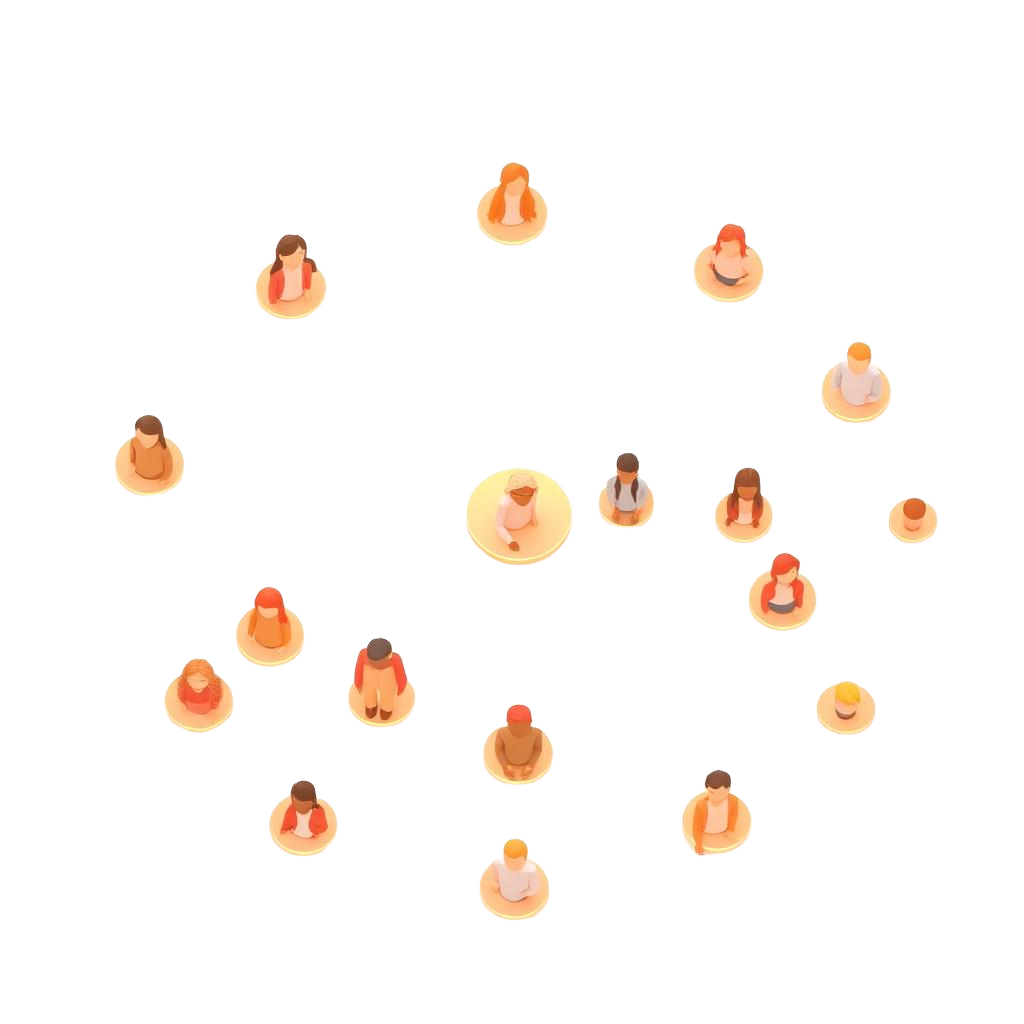 Community network of real Product Hunt users collaborating and supporting product launches