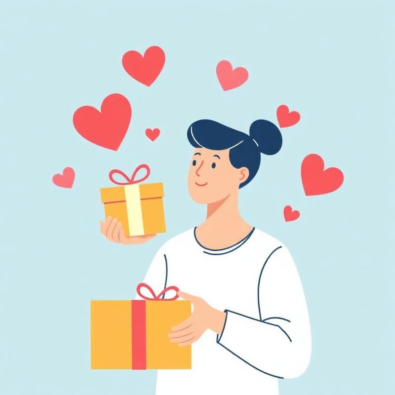Free Product Hunt engagement illustration showing community support and gift giving